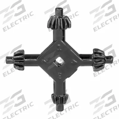 EAZYPOWER Drill Chuck Key: 4-Way Handle (MPN 88149/B) - Universal 4-Way Drill Chuck Keys