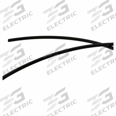 PARKER Tubing: Polyethylene, Black, 1/2 in Outside Dia, 3/8 in Inside Dia - Flame-Retardant Polyethylene Tubing