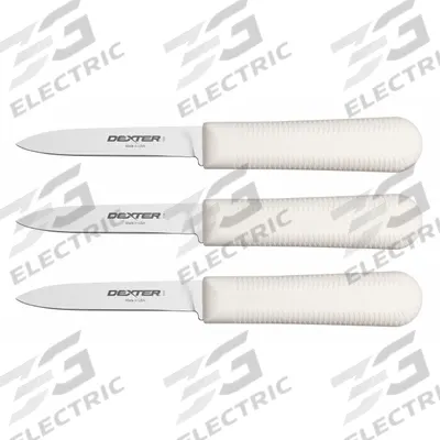 DEXTER RUSSELL Paring Knife: Cook's Style, 8 3/4 in Overall Lg, Steel Blade, Plastic Handle - Paring Knives