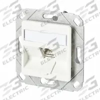 METZ CONNECT Wall Outlet: UPK, GD-Zn (Zinc Die-Cast), IDC Connection x RJ45, 180° Mounting Angle (MPN 130B11D11102-E). Key specifications — Housing Material: GD-Zn (Zinc Die-Cast); Mounting Type: UPK; Product Type: Wall Outlet; Connector Color: White; Connection Type: IDC Connection x RJ45.