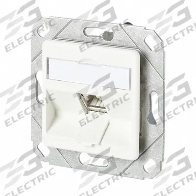METZ CONNECT Wall Outlet: UPK, GD-Zn (Zinc Die-Cast), IDC Connection x RJ45 - Voice & Data Housings, Panels & Connector Components