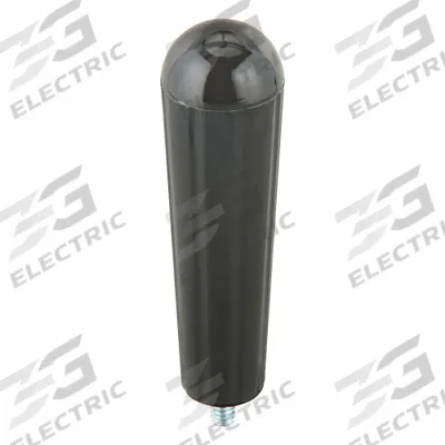 DAVIES Hand Knob: Tapered, Thermoset, 1/4"-20, 9 mm Thread Lg - Long Tapered Knobs with Threaded Stud