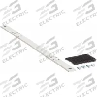 Grounding Strip Kit: Copper, 19 in Grounding Bar Lg, (14) #12-24 Grounding Bar Holes and Size (MPN RGRB19Y). Key specifications — Material: Copper; For Use With: 19 in Racks That Meet EIA-310-D; Ground Wire Included: No; Grounding Bar Holes and Size: (14) #12-24; Includes: (2) #12-24 x 1/2 in Thread-Forming Screws; Brand: PANDUIT.