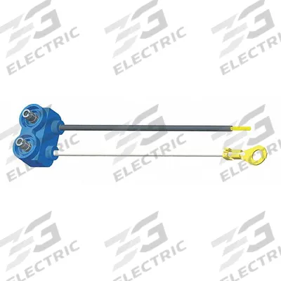 GROTE Pigtail: Blunt Cut/Ring Terminal/PL-10 Connector, 2 Wires, 6 in Wire Lg - Automotive Pigtails