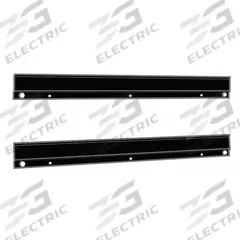 SAFCO Mounting Bracket: Black, 1/8 in Overall Dp, 34 in Overall Wd, Steel, 9211BLR (MPN 9200BL). Key specifications — attr986455: Black; attr986477: Steel; attr986454: SAFCO; attr986462: 9211BLR; attr986487: Mounting Bracket.