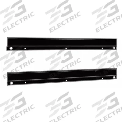 SAFCO Mounting Bracket: Black, 1/8 in Overall Dp, 34 in Overall Wd, Steel - Replacement Shelves & Dividers