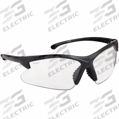 KLEENGUARD Reader Safety Glasses: Clear Lens Color, Wraparound Frame, Top and Bottom - Padded Comfort-Fit Reader Safety Glasses