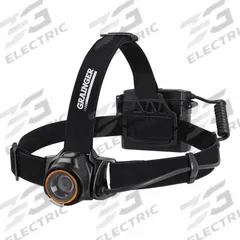 GRAINGER Rechargeable Headlamp: Rechargeable, 475 lm Max. Brightness, 68 hr Max Run Time, Black (MPN 797NT6). Key specifications — attr1391544: USB Cord; attr1391546: GRAINGER; attr1440309: Includes 3.7V.