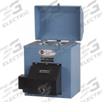 LK INDUSTRIES Corrosion Test Cylinder Heater: 14 in Overall Dp, 19 in Overall Ht, 15 in Overall Wd (MPN E-4-115-D). Key specifications — Brand: LK INDUSTRIES; Display Type: Digital; For Use With: ASTM and NGPA Copper Strip Corrosion Testing of Liquefied Petroleum Gas (LPG); Accuracy: +/-1 °C; Voltage: 115V AC.