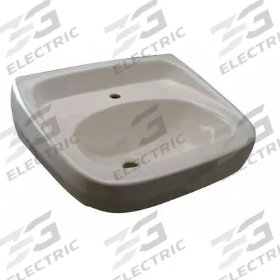 ZURN Bathroom Sink: Z5340, White, Vitreous China, 20 in Overall Lg, 18 in Overall Wd - One-Station Wall-Mounted Bathroom Sinks without Faucets