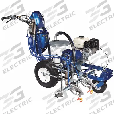 GRACO Striping Machine: Gas, Paints, 5 hp Horsepower, 2 in Line Wd - Min, 12 in Line Wd - Max - Gas-Powered Airless Line Stripers