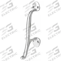 ROCKWOOD Door Pull: 1 3/4 in Wd, 9 1/4 in Ht, Stainless Steel (MPN 193 X 32DMS). Key specifications — Color: Gray; Material: Stainless Steel; Operation Type: Hand Pull; Properties: Wear-Resistant; Brand: ROCKWOOD.
