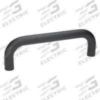 JW WINCO Pull Handle: Threaded Holes, Aluminum, Black, 13.78 in Mounting Hole Center to Center (MPN 426-AL-20-350-SW). Key specifications — Screw Size: M8; Brand: JW WINCO; Color: Black.
