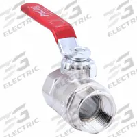 APPROVED VENDOR Manual Two-Way Ball Valve: 3/4 in, Nickel-Plated Brass, Straight, FIP x FIP, Lever (MPN 107-814-NF). Key specifications — Brand: APPROVED VENDOR; Handle: Lever.