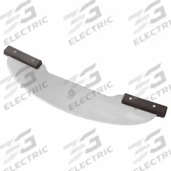 AMERICAN METALCRAFT Pizza Rocker Knife: 2 Handles, 20 in Blade Lg, Nylon, Brown, 21 1/2 in Handle Lg (MPN PKR20)