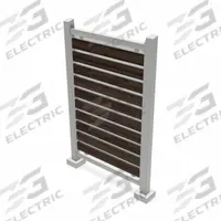 GHENT Outdoor Collaboration Unit: Glass, White, Silver, Mounting Hardware, Aluminum Framed, Gloss (MPN PSV1FGSSILNAWWAL). Key specifications — Brand: GHENT; Corner Shape: Square; Surface Finish: Gloss; Includes: Mounting Hardware.