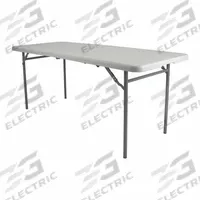 NATIONAL PUBLIC SEATING Folding Table: Rectangle Table Shape, Speckled Grey Tabletop, 30 in Dp (MPN CMFIH3060). Key specifications — attr1035217: Gray; attr1035250: Speckled Grey; attr1035202: NATIONAL PUBLIC SEATING.