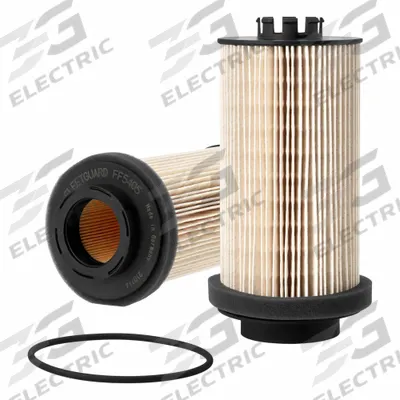 FLEETGUARD Automotive Fuel Filter: 8 3/16 in Overall Lg, 4 in Outside Dia, Diesel Fuel - Cartridge Fuel Filters