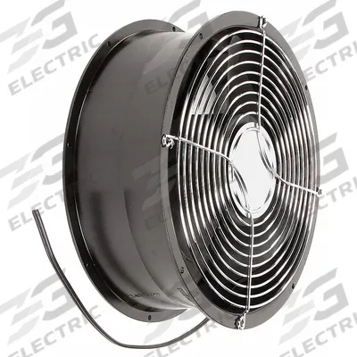 WIEGMANN Axial Fan: 10 in Dia, 3 1/2 in Dp, Plastic, 115V AC, Lead Wires - Standard Round Axial Fans