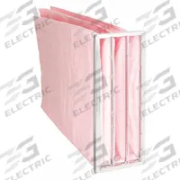 GRAINGER Pocket Air Filter: 24 in x 12 in x 36 in, MERV 13, Pink, Synthetic, 3 Pockets (MPN 6B670). Key specifications — Display Sell UOM: EA; Brand: GRAINGER; Media Material: Synthetic; Performance Rating: MERV 13.