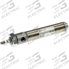 SMC Round Body Cylinder: 3/4 in Bore, 2 in Stroke, Non-Repairable, Stainless Steel, Nose Mounting (MPN NCMKB075-0200C-XC6). Key specifications — attr1122958: Non-Rotating Rod; attr942235: Stainless Steel; attr942202: SMC; attr942227: Nose; attr942243: NCM.