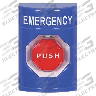 SAFETY TECHNOLOGY INTERNATIONAL Exit Push Button: 4 7/8 in Ht, 3 3/16 in Dp, 3 1/4 in Wd, ADA Compliant - Push-to-Exit Buttons