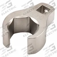 TEKTON Crowfoot Wrench: Steel, Satin Nickel, 3/8 in Drive Size, 15/16 in Head Size, 6 Points (MPN WCF15224). Key specifications — attr309661: Steel; attr309662: Satin Nickel; attr324934: TEKTON.