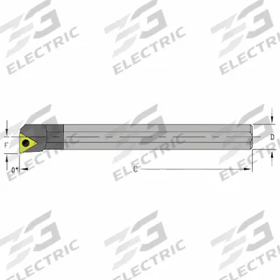 ULTRA-DEX USA Indexable Boring Bar: E08R STFPR2 (MPN 920-000-234) - Indexable Boring Bars