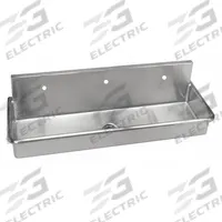 JUST MANUFACTURING Wash-Up Sink: 3 Stations, 8 in Bowl Dp, 57 in Bowl Lg, 16 1/2 in Bowl Wd, 14 ga (MPN J6020-3S1H-J). Key specifications — Includes Side Splash: Side Splash Not Included; Series: Institutional Group; Brand: JUST MANUFACTURING.