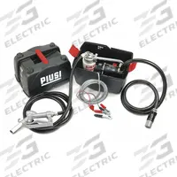 PIUSI Electric Drum Pump: 12 V DC, 12 gpm Max. Flow Rate, Manual, 13 ft (MPN F0023101B). Key specifications — Brand: PIUSI; Meter: Not Included.