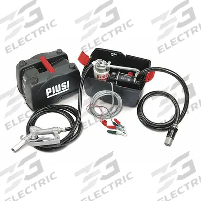 PIUSI Electric Drum Pump: 12 V DC, 12 gpm Max. Flow Rate, Manual - Portable DC-Powered Fuel Transfer Pumps