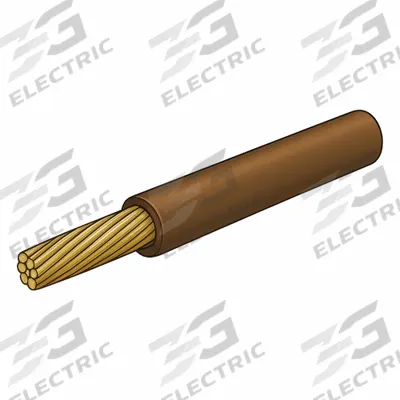 APPROVED VENDOR Automotive Wire: TXL, 25 ft, 1 Conductor, 14 AWG, Brown - XLPE-Insulated High Flexibility Primary Wires