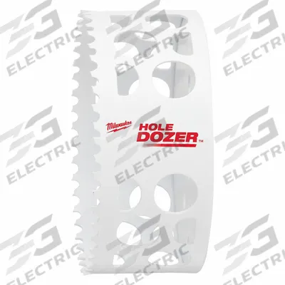 MILWAUKEE Hole Saw: 4 1/4 in Saw Dia., 3.5 Teeth per Inch, 1 5/8 in Max. Cutting Dp - Multi-Material-Cutting Hole Saws without Arbor
