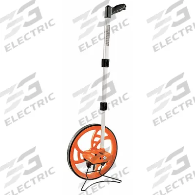 KESON Measuring Wheel: 9,999 ft Range, Fixed Handle Handle, Spoked Single Wheel - Mechanical Outdoor Measuring Wheels