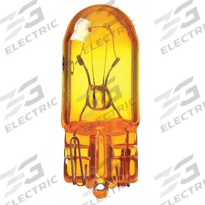 APPROVED VENDOR Incandescent Bulb: Incandescent, Glass Wedge (W2.1x9.5d), (T) Tubular, T3-1/4 - W2.1x9.5d Wedge Base Lamps