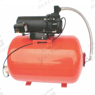 Dayton Convertible Jet Pump System: Single Phase, 115/230V AC, 1/2 hp - Convertible Well Jet Pump Systems