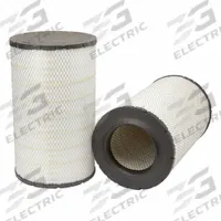 FLEETGUARD Automotive Air Filter: Round-Oval, Engine, Radial Seal, 12 7/32 in Outside Dia, RS4638 (MPN AF25627). Key specifications — Brand: FLEETGUARD; Compatible Vehicle Make: Peterbilt; Baldwin Interchange: RS4638; FleetGuard Interchange: AF25627.