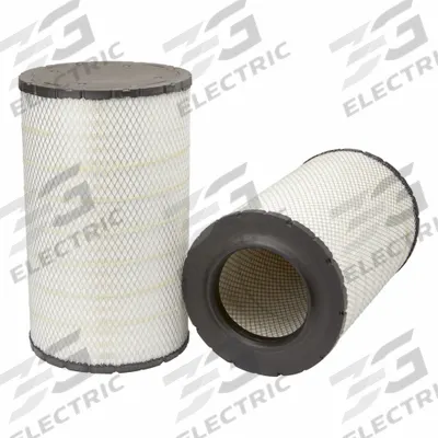 FLEETGUARD Automotive Air Filter: Round-Oval, Engine, Radial Seal, 12 7/32 in Outside Dia - Round/Oval Engine Air Filters