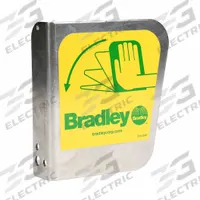 BRADLEY Shower Control: S08-336, Stainless Steel, Yellow and Stainless. Key specifications — Manufacturer Part Number: S08-336; Color: Yellow and Stainless; Includes: Ball Valve; Material: Stainless Steel; Compatible Mfr Part No: HANDLE/LABEL ASSY; Part: Push Handle; For Use With: Eyewash Handle.