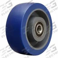 HAMILTON Caster Wheel: 5 in Wheel Dia., 2 in Wheel Wd, Polyurethane, 840 lb Load Rating, Cast Iron (MPN W-520-SPB-1/2). Key specifications — Brand: HAMILTON; Tread Shape: Ergo-Glide; Wheel/Tread Color: Blue.