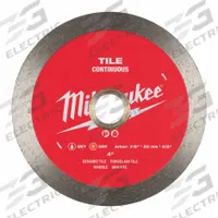 MILWAUKEE Diamond Saw Blade: Granite/Marble/Porcelain/Tile, 4 in Blade Dia., Wet/Dry, Continuous (MPN 49-93-9502). Key specifications — attr1097734: Wet/Dry; attr1097738: Angle Grinder; attr1097751: MILWAUKEE.