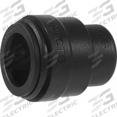 SHARKBITE Push-Fit Fitting Caps and Plug: 5/8 in OD Size, Push-to-Connect, Polymer - Twist-Release Polymer Push-to-Connect Tube Fittings