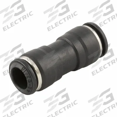 AIGNEP Push To Connect Fitting: 8 mm OD x 4 mm OD Size, Push-to-Connect x Push-to-Connect - Nylon & Nickel-Plated Brass Tube Fittings