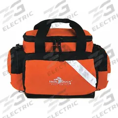 IRON DUCK Trauma Bag: 21 in L x 15 in W x 10 in H, Nylon, Orange, 11-20 in/30+ in (MPN 32350-OR). Key specifications — Color: Orange; Closure Type: Zipper; Features: Removable Interior Lining; Brand: IRON DUCK.