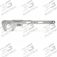 CRESCENT Pipe Wrench: Alloy Steel, 4 3/8 in Jaw Capacity, Smooth, 18 in Overall Lg, Knurled (MPN C718). Key specifications — attr309808: Knurled; attr309815: Alloy Steel; attr324941: CRESCENT.