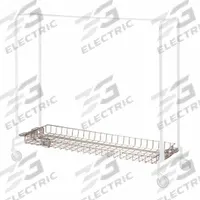 R&B WIRE PRODUCTS INC. Basket Shelf: Rod Design (No ) Hooks, 60 in Overall Wd, Silver, Chrome (MPN 783). Key specifications — Color: Silver; Compatible with Grainger Part Number: 822EH6; Finish: Chrome.