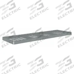 TENNSCO Shelf: 84 in x 24 in, 1,500 lb Load Capacity, Steel, 5 ga Decking, Gray, Shelf (MPN ZLES-8424W). Key specifications — Decking Material: Steel; Includes: (4) Beams; Decking Finish: Zinc Plated; Shelf Configuration: Single Straight; Color: Gray; Frame Material: Steel; Brand: TENNSCO; Frame Finish: Zinc Plated.