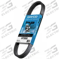DAYCO Automotive Drive Belt: V-Belt, Metric V-Belt Belt, 24 mm Top Wd, 26° Angle, HP3025, 0 Ribs. Key specifications — Reinforcing Cord Material: Aramid; Brand: DAYCO; Industry Number: HP3025.