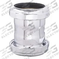 APPROVED VENDOR Coupling: Brass, Chrome-Plated, Silver, 1 1/2 in_1 1/4 in Nominal Pipe Size, Slip (MPN 1PNP9). Key specifications — Finish: Chrome-Plated; Includes: Reducing Washer; Brand: APPROVED VENDOR; Connection Type: Slip.