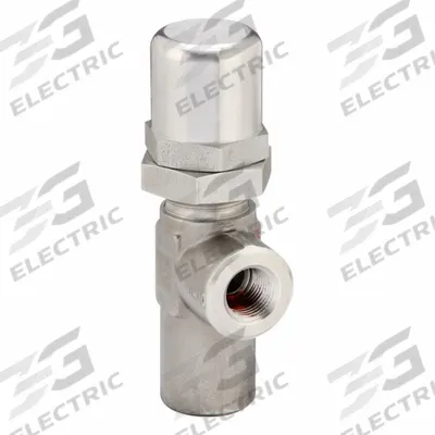 Parker Pressure Control Valve: 10 gpm, 3,600 psi Max Set, Stainless Steel - Hard-Seat Pressure Control Valves